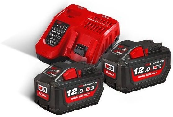 Енергокомплект акумуляторний Li-Ion M18 HNRG-122 (НВ12 2шт, зар.пристр. M12-18FC) + Акумулятор Li-Io