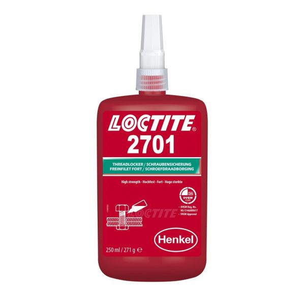 Фіксатор різьби Loctite 2701 анаеробний, високої міцності - 5 мл