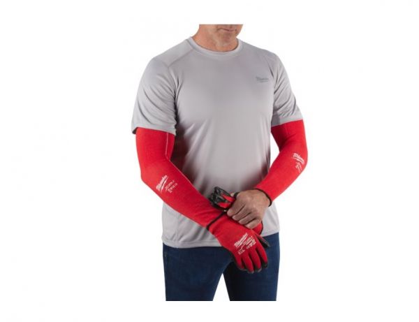 Нарукавники (безпалі рукавиці) з рівнем опору порізам C, 40 см MILWAUKEE