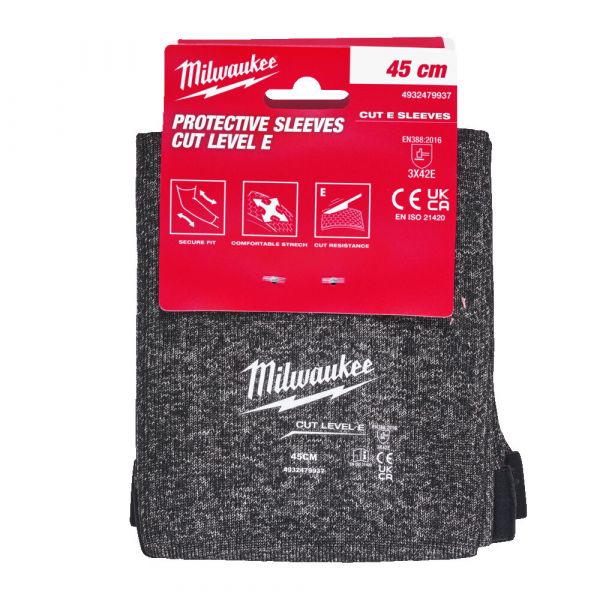 Нарукавники MILWAUKEE, з рівнем опору порізам 5/E, 45см