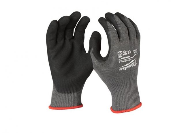 Рукавиці робочі зимові MILWAUKEE, з опором порізам 5/Е рівня, розмір 10/XL, (144 пари)