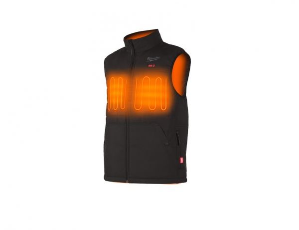 Жилет з підігрівом MILWAUKEE, M12 HPVBL2-0(M), чорний (розмір M)