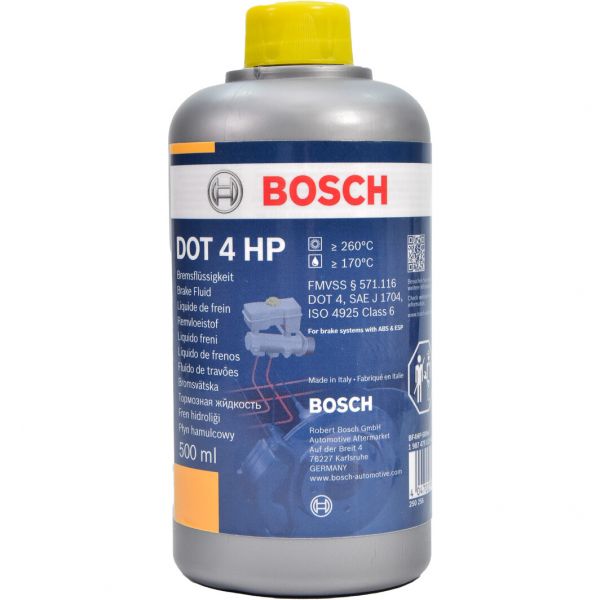Рідина гальмівна DOT4 HP 0,5 л Bosch