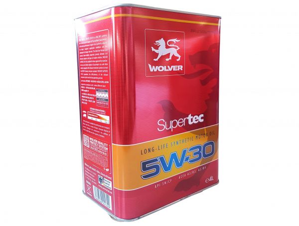 Масло моторное Supertec SAE 5W-30 Wolver - 4 л