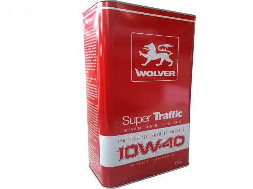 Олива моторна Super Traffic SAE 10W-40 Wolver - 5 л
