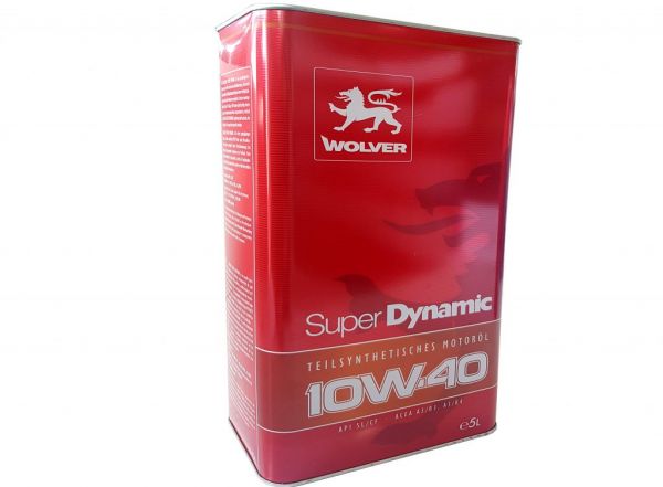 Масло моторное Super Dynamic SAE 10W-40 Wolver - 5 л