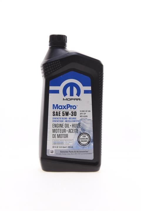 Олива MOPAR MaxPro SAE 5W-30 Engine Oil SP/GF-6A, 1qt. 68518204AA