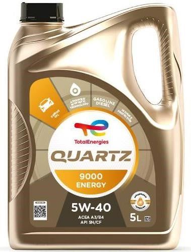 Олива TOTAL QUARTZ 9000 ENERGY 5W-40, 5л. 213697