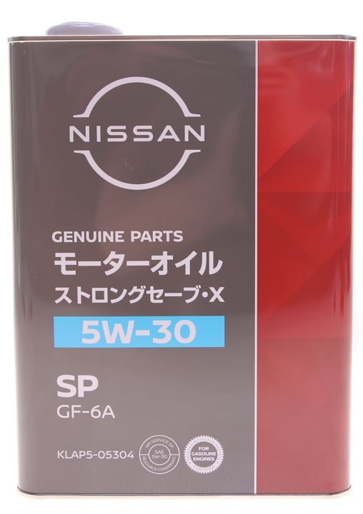 Олива Nissan Strong Save X 5W-30 SP/GF-6A (Japan), 4л. KLAP5-05304