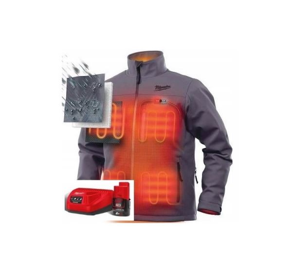 Куртка з підігрівом розмір "XL" M12 HJGREY5-201 MILWAUKEE +з/п + акумулятор