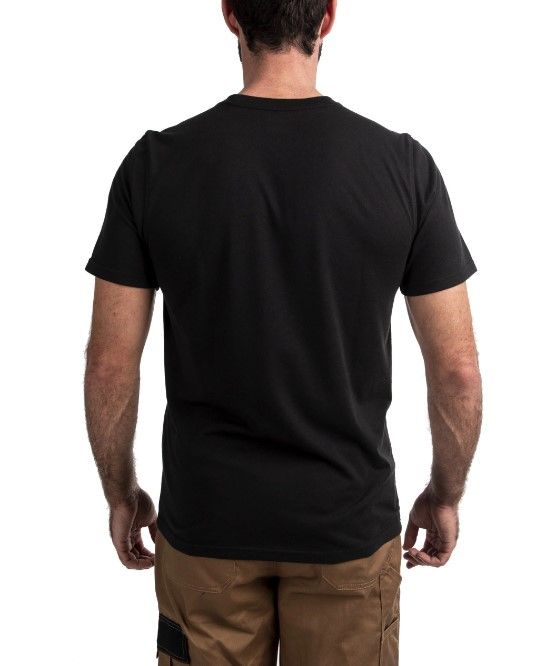 Футболка MILWAUKEE HTSSBL-L, легка з коротким рукавом, чорна, (розмір L)