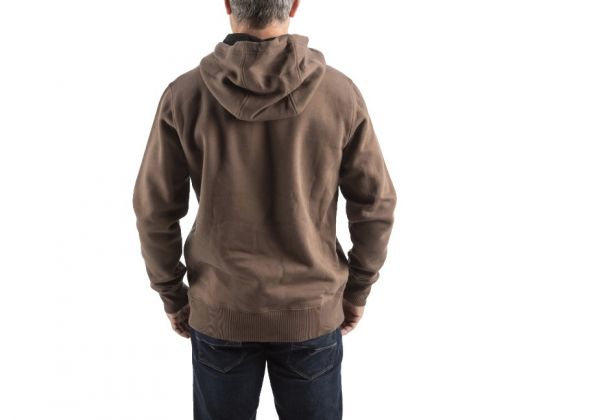 Толстовка WHMW MILWAUKEE, з капюшоном, коричнева, розмір M