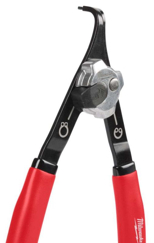 Знімач стопорних кілець 90град. MILWAUKEE, 0,9мм, (стискання/розжим)