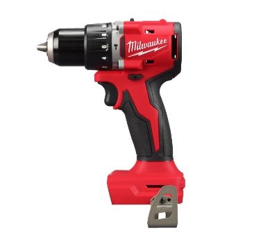 Дриль-шуруповерт з ударом акумуляторний безщітковий MILWAUKEE, M18 BLPDRC-0X, 60,5Нм (каркас, кліпса для ременя, HD кейс)