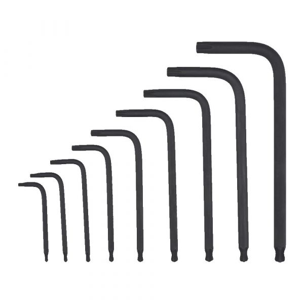 Набір ключів Г-образних Torx Compact MILWAUKEE, (T8/T9/T10/ T15/ T20/T25 /T27/T30/T40) (9шт) , пластиковий холдер