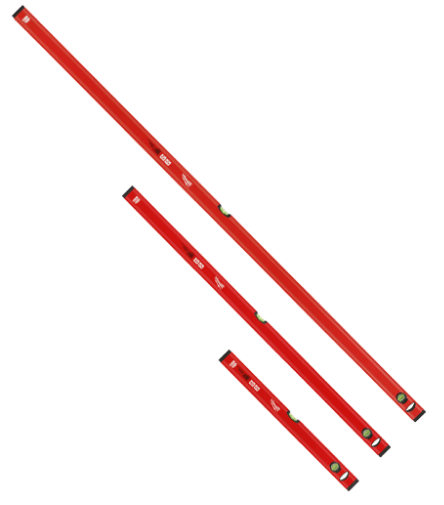 Набір рівнів Slim Box MILWAUKEE, 180/120/60см (3шт)