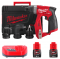Дриль-шурупокрут акумуляторний MILWAUKEE, M12 FDDXKIT-202X, 34 Нм (+ зар.пр., 2 акум. Х2Аг, 4 насад., HD кейс)
