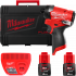Винтоверт акумуляторнй M12 FID2-202X (170Нм) (+2 акумулятори, зарядний пристрій, HD кейс)
