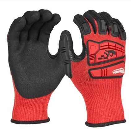 Рукавиці робочі MILWAUKEE, з захистом від ударів та опором порізам 3/C рівня, розмір 7/S