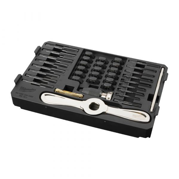 Набір мітчиків та плашок 38 предметів Metric MILWAUKEE PACKOUT, пластиковий кейс