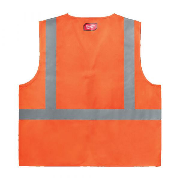 Жилет сигнальний Hi-Viz MILWAUKEE, помаранчевий (2XL/3XL)