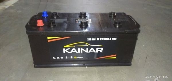 Акумулятор 210Ah-12v KAINAR Standart+ (524x239x223), полярність пряма (4), EN1350