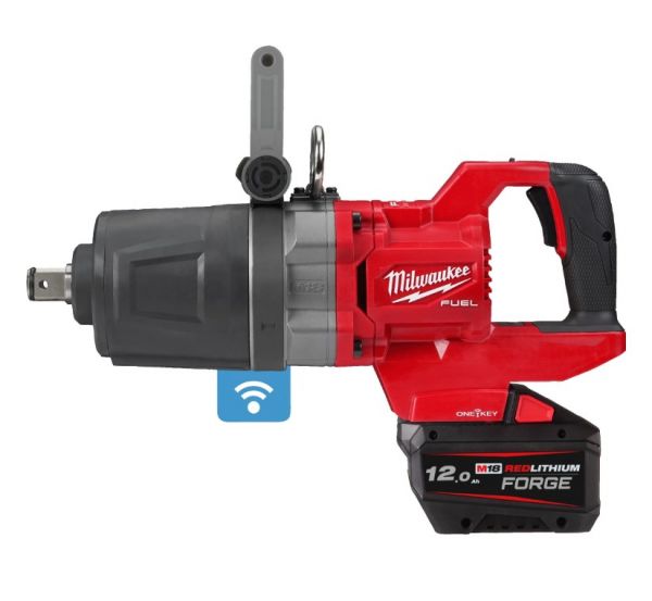 Гайкокрут високомоментний 1'' (2711 Нм) MILWAUKEE M18 FUEL ONEFHIWF1DS-121C (+ заряд.пристрій, акум., HD кейс) FORGE