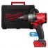 Дриль-шуруповерт акумуляторний безщітковий MILWAUKEE, M18 ONEDD3-0X, 158Нм (каркас, кліпса для ременя, бічна рукоять, HDкейс)