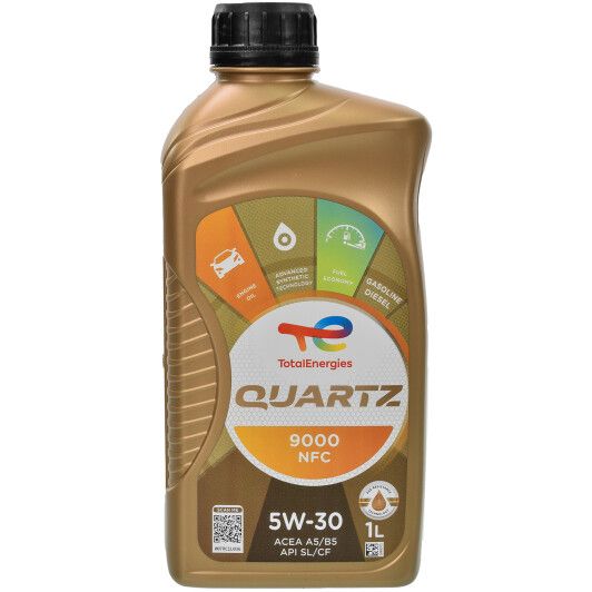 Олива TOTAL QUARTZ 9000 NFC 5W-30, 1л 213777