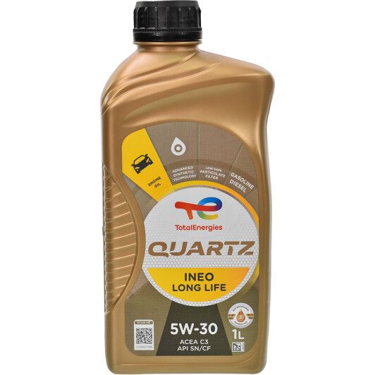 Олива TOTAL QUARTZ INEO LONGLIFE 5W-30, 1л. 213818