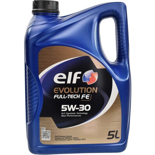 Масло ELF Evolution FULLTECH FE 5W-30, 5л. 213935