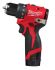Дриль-шурупокрут акумуляторний MILWAUKEE M12 BLDDRC-202C (40Нм) (ЗП+2ак.Х2Аг+кейс)