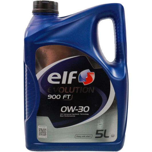 Олива моторна ELF Evolution 900 FT 0W-30 (Каністра 5л)