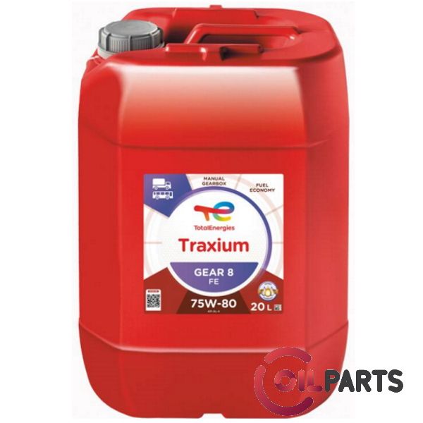 Олива TOTAL TRAXIUM GEAR 8 FE 75W-80, 20л 214084