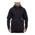 Толстовка на блискавці GRIDIRON MILWAUKEE, WHZ BL XXXL, з капюшоном, чорна (розмір XXXL)