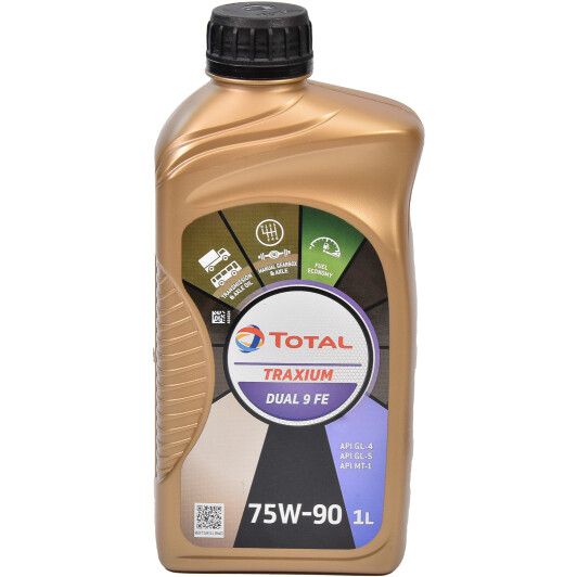 Олива TOTAL TRAXIUM DUAL 9 FE 75W-90, 1л. 214145