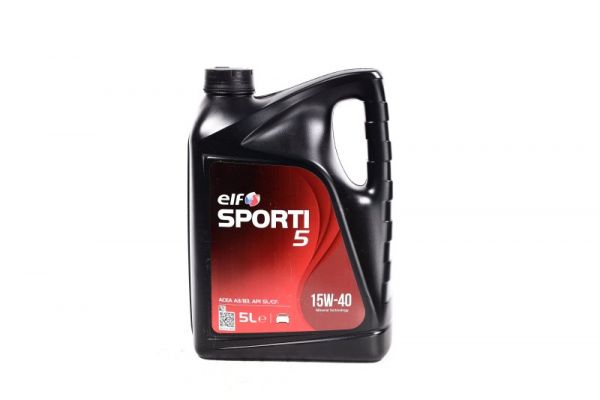 Олива моторна ELF SPORTI 5 15W-40 (Каністра 5л)