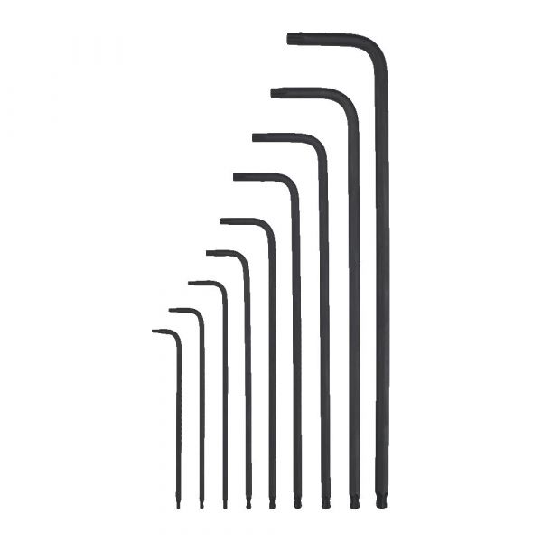 Набір ключів Г-образних TORX MILWAUKEE, (T8/T9/ T10/T15/ T20/T25/T27/  T30/T40) (9шт) пластиковий холдер