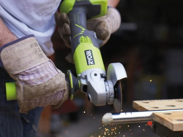 Шліфмашина кутова акумуляторна RYOBI, M18 M18 R18AG-140S, діаметр 115мм (ЗП+1 x 4.0Aг, сумка)