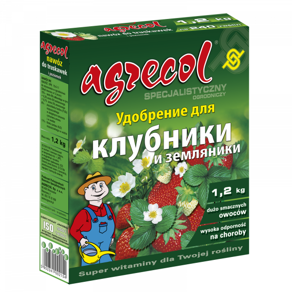 Удобрение для клубники и земляники Agrecol - 1,2 кг
