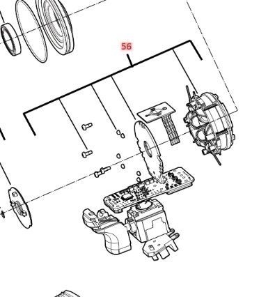 Блок електронного керування для M12FIWF12 MILWAUKEE