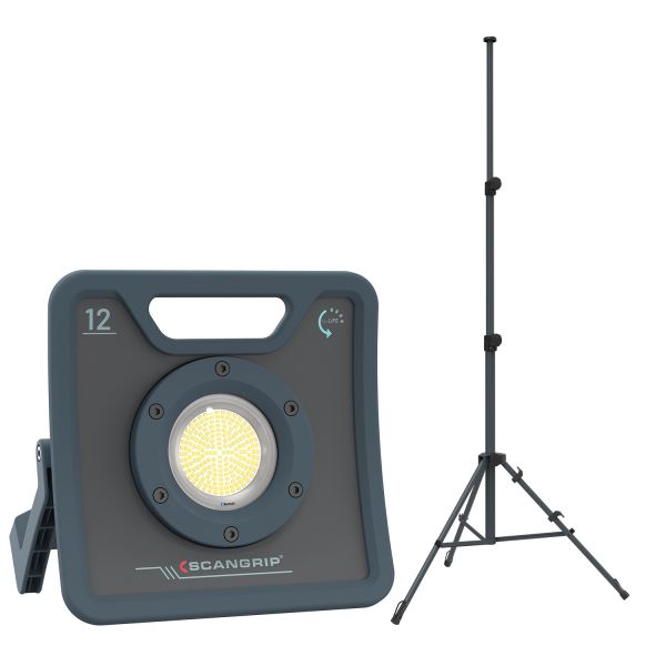 Прожектор переносний 12 000 lumen NOVA 12 + TRIPOD 3M for Life SCANGRIP