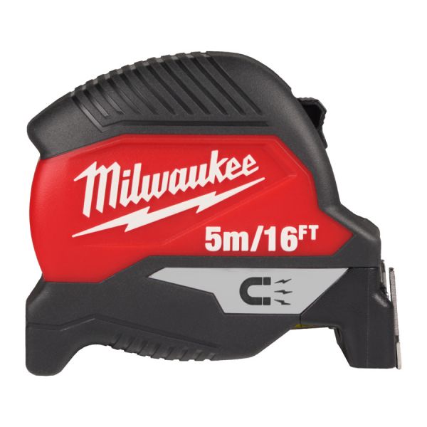 Рулетка магнітна MAGNETIC MILWAUKEE (Gen4), (полотно 30мм), 5м/16фт