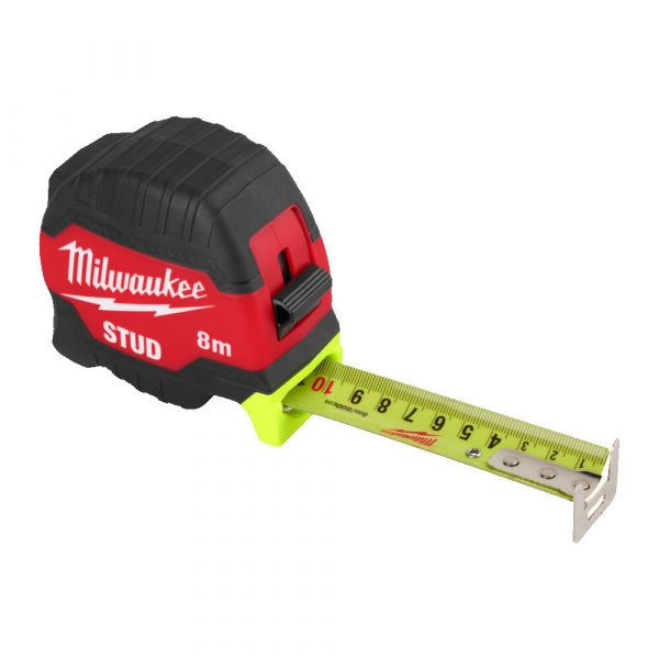 Рулетка магнитная MILWAUKEE, STUD (Gen 3), 8м (33мм)
