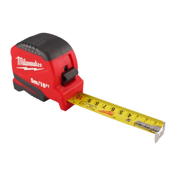 Рулетка Pro Compact MILWAUKEE (Gen 2), 5м/16фт, (25мм)