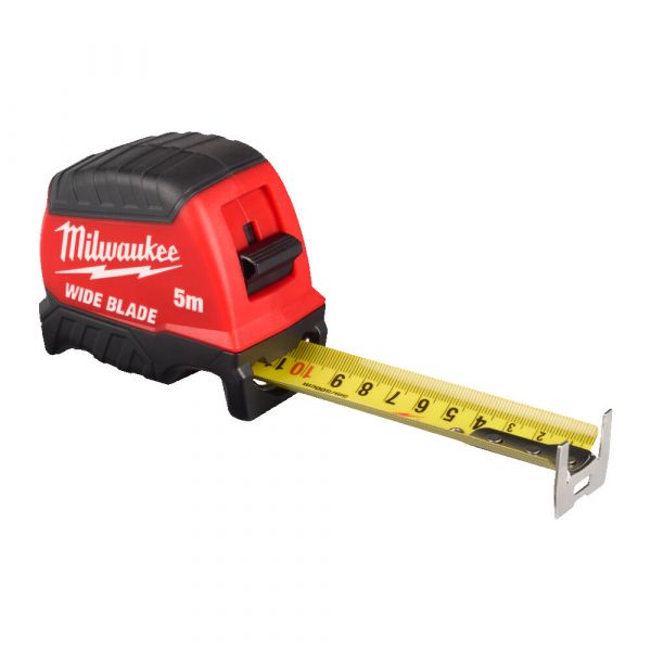 Рулетка WIDE BLADE MILWAUKEE (Gen2), (полотно 35мм), 5м