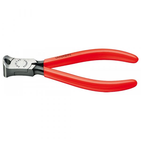 Кусачки торцеві механіка фосфатовані, чорного кольору 130 мм Knipex 69 01 130