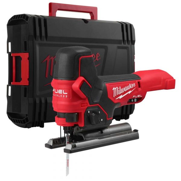 Пила лобзикова акумуляторна безщіткова MILWAUKEE M18 FBJS-0X (каркас+HD кейс)