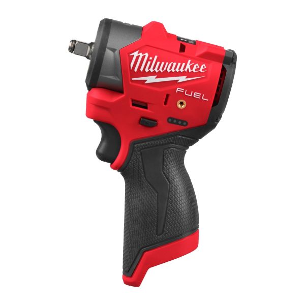 Гайковерт акумуляторний безщітковий 3/8'' MILWAUKEE, M12 FSCIWF38-0, 305Нм, з кільцем (каркас, кліпса на ремень, картонне пакува