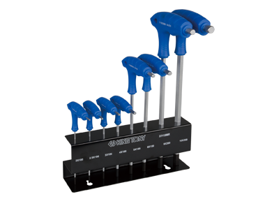 Шестигранники (комплект) Г-подібні екстрадовгі 8 од. 2-10 мм KINGTONY 22218MR